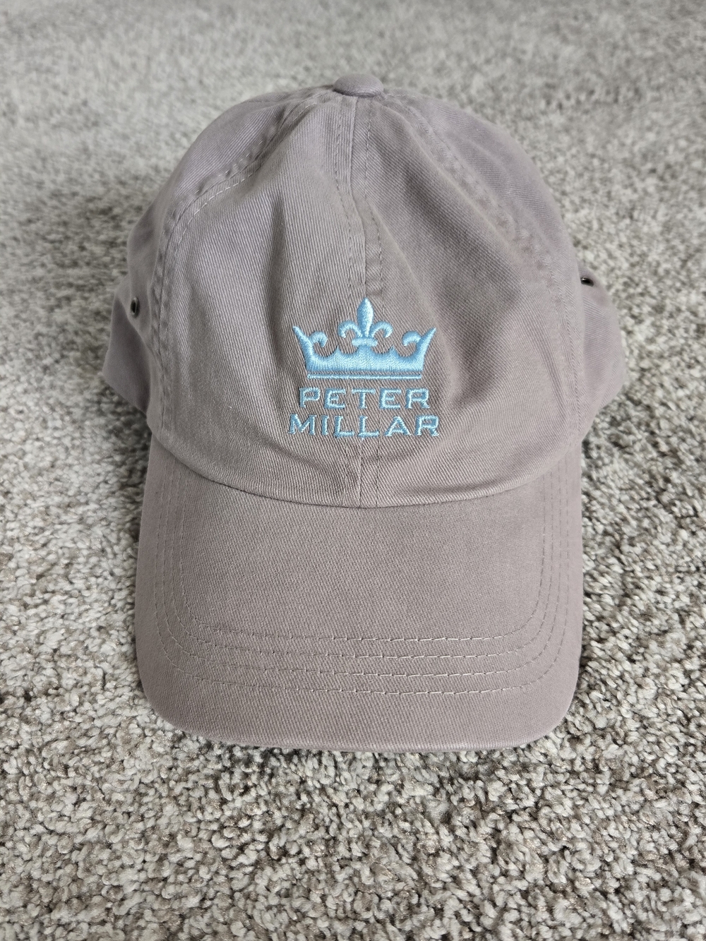 Peter Millar Hat Cap with Light Blue Preppy Crown Logo